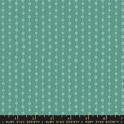 Endpaper Pearls in Watercress - Ruby Star Society Sold by the Half Yard